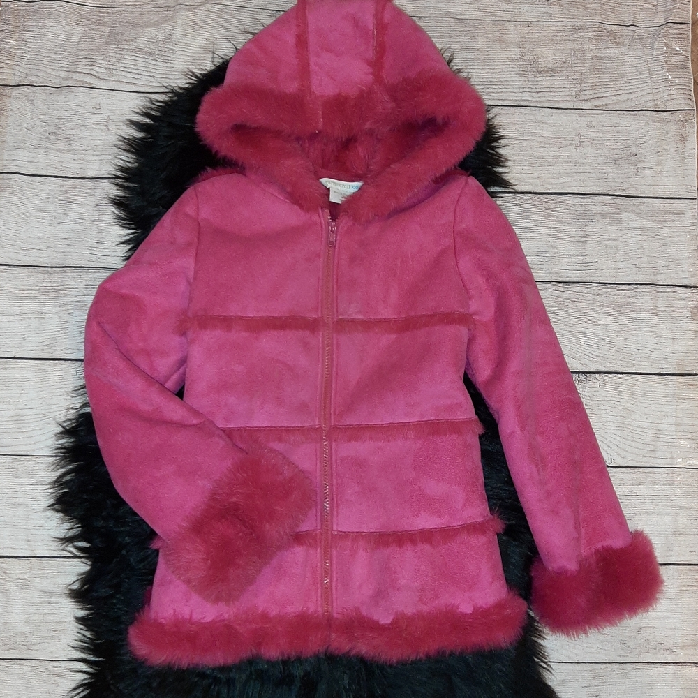 GARNET HILL KIDS Faux Suede Jacket Sz 10